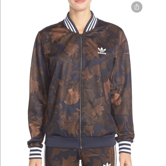 adidas camouflage bomber jacket